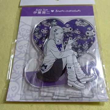 갸루 토미에 쿠로미 배경 포함 아크릴 스탠드 이토 준지 산리오 정품