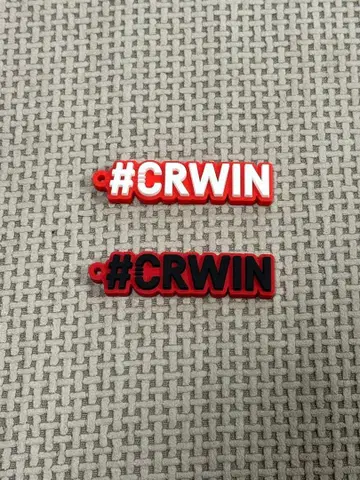CRWIN 러버 키링 2개 세트