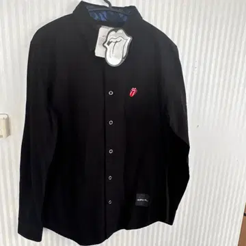 롤링 스톤즈 긴팔 셔츠 블랙