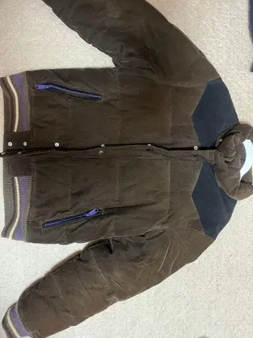 TAKEO KIKUCHI 코듀로이 패딩 자켓 브라운 사이즈 3