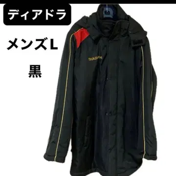 새상품급 디아도라 남성용 L 블랙 벤치 코트