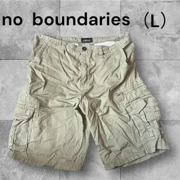 no boundaries 카고 숏팬츠 L 베이지