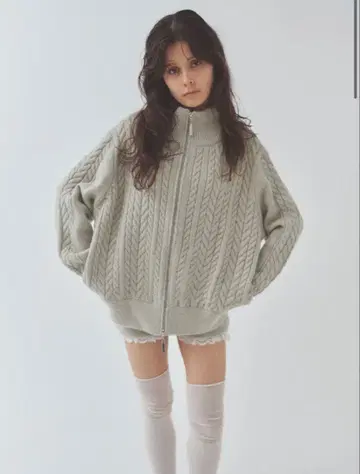 페리큐어 candyfloss 니트 그레이