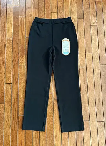 아츠기 ARIKI 큐프라 함유 속기모 스트레이트 팬츠 M 블랙