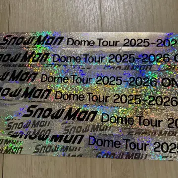 Snow Man ON 은색 테이프 6개