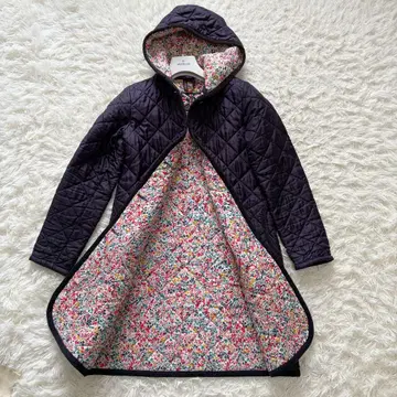 라벤햄 롱 퀼팅 자켓 M 사이즈 리버티 콜라보 꽃무늬