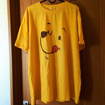 푸우 T셔츠 M~L 사이즈 면 100%