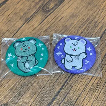 니지산지 IMPACT 랜덤 자수 캔뱃지 니파치 K.K.