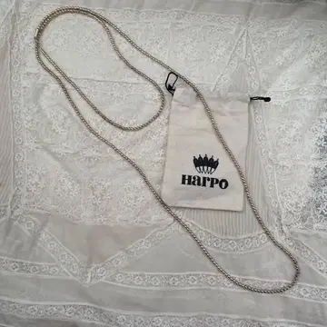 harpo 실버 비즈 체인 목걸이 론 헤르만 구매 약 177cm