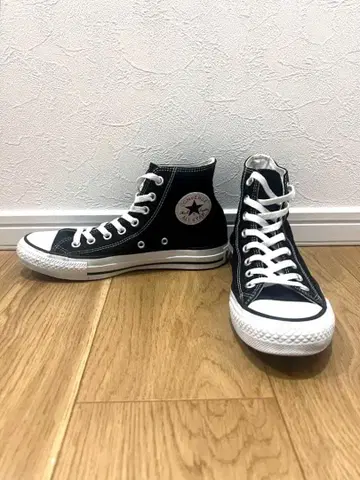 새상품급 컨버스 올스타 블랙 하이컷 25cm