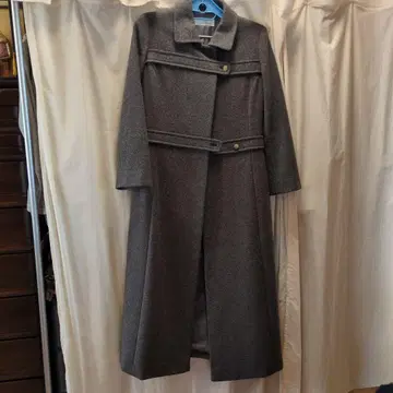 SUVI. 그레이 롱 코트