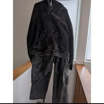 MAZZEL 집업 후드티 M 사이즈 스웨트 팬츠 M 사이즈 상하의 세트