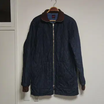 풀카운트 FULLCOUNT 데님 코트 퀼팅 코트 DENIM