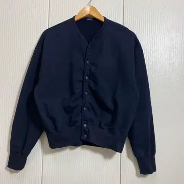 LOEFF 로에프 코튼 쭈리 맨투맨 가디건