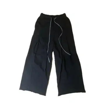 SINYAKOZUKA 신야코즈카풍 와이드 스웨트 팬츠 블랙