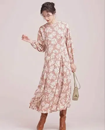 나노 유니버스 보타니컬 플라워 프린트 원피스 36 사이즈