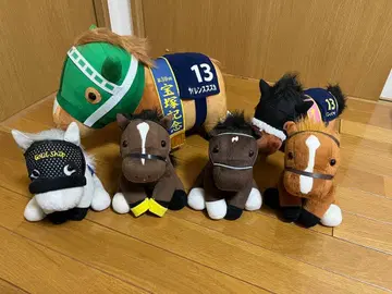 경주마 봉제 인형 세트