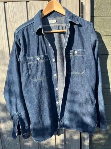 Warehouse 덕 디거 데님 셔츠 36 웨어하우스