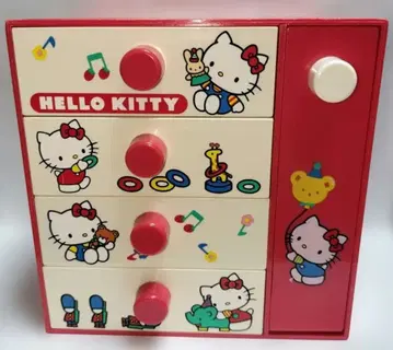 레어 헬로키티 가슴 서랍 소품함 산리오 일본제