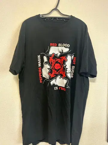 RED HOT CHILI PEPPERS 티셔츠 XL 블랙