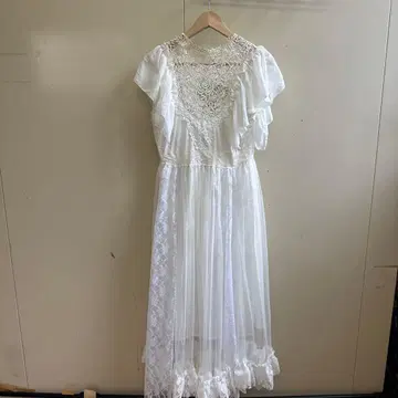 MR 코르셋 레이스 원피스 케이프 포함