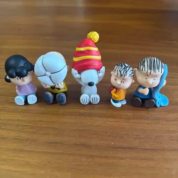 스누피 피규어 세트 5체