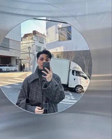 헤링본 오버코트