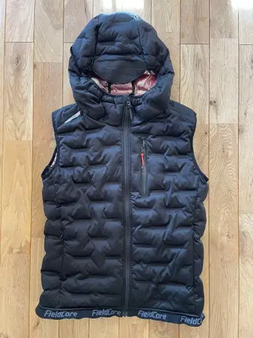 워크맨 FieldCore 후드 부착 다운 베스트 LL 블랙