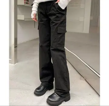 테디샵 캐주얼 베이커 팬츠 블랙