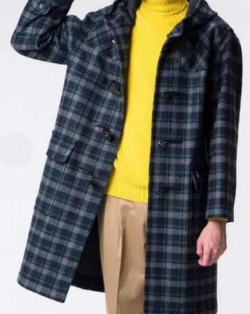 [컨디션 최상] Orcival 오르치발 체크 더플 코트