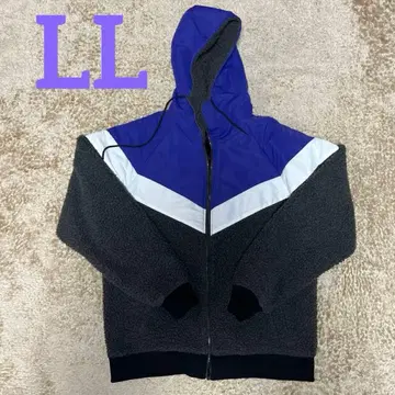 바이컬러 플리스 후드티