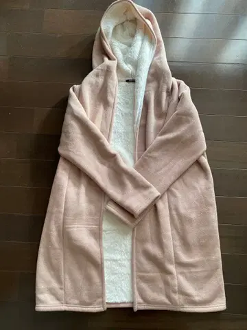 여성용 후드 부착 롱 코트