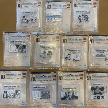 제일복권 드래곤볼 40th H상 MOKUJI 스탠드 & 로고 블록