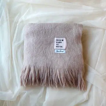 Treat urself 트리트유어셀프 핑크 머플러