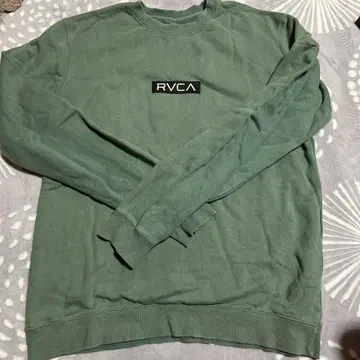 RVCA 맨투맨 그린 S 사이즈