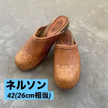 넬슨 사보 샌들 브라운 카멜 42 26cm