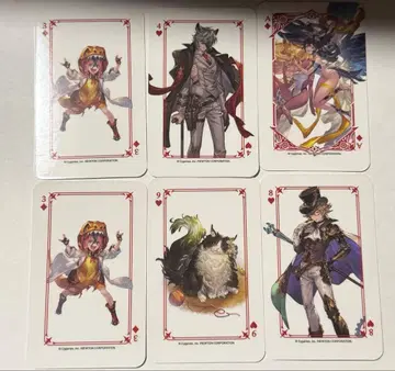 그라사이 주방 카드놀이 6장 세트