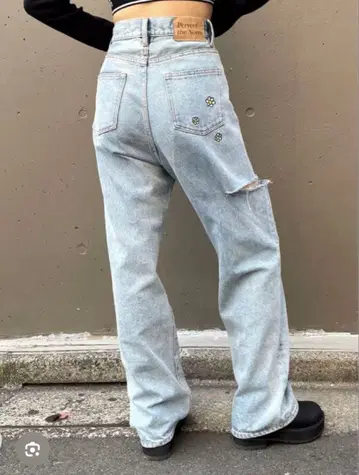 후즈후 갤러리 WWG 플라워 디자인 데님 F