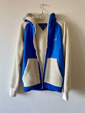 레어 새상품급 TOMMY JEANS 보아 블루종 후드티 남녀 공용 빈티지