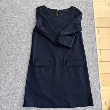 네이비 긴팔 티셔츠 원피스