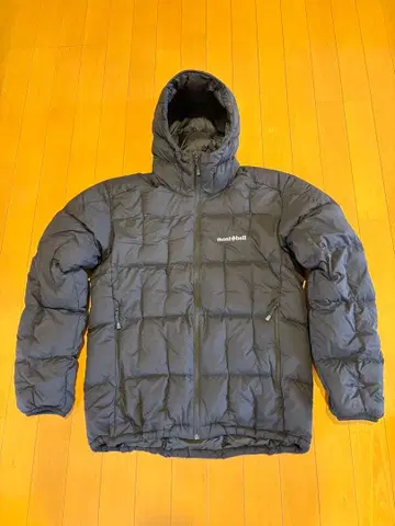 컨디션 최상 블랙 Lsize montbell 네쥬 다운 파카