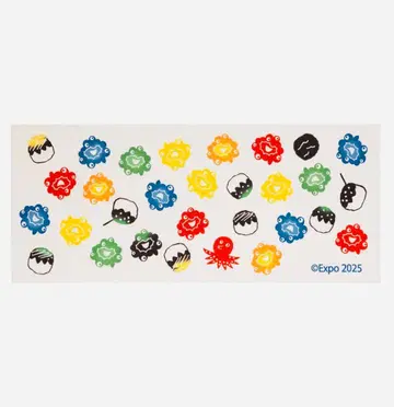 EXPO2025 미야쿠미야쿠 니지유라 타코야키 손수건 미야쿠미야쿠 손수건