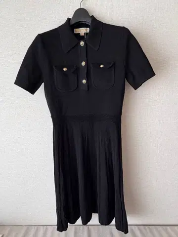 택 포함 MICHAEL KORS 블랙 반팔 원피스