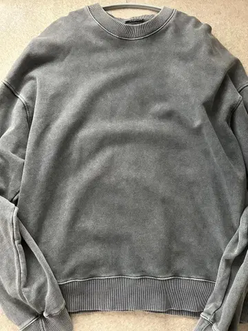 ZARA 그레이 크루넥 트레이닝복 XL