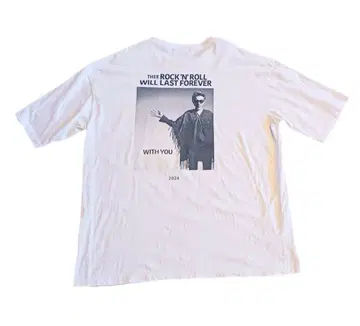 새상품급 루드 갤러리 위켄드 러버스 치바 유스케 사진 T셔츠 화이트