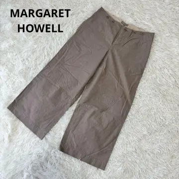 마가렛호웰 코튼 팬츠 브라운 II 일본제