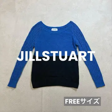 JILLSTUART (질스튜어트) 긴팔 니트 스웨터 코튼 혼방