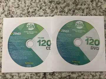최신 버전! ZUMBA ZIN120 CD/DVD 세트