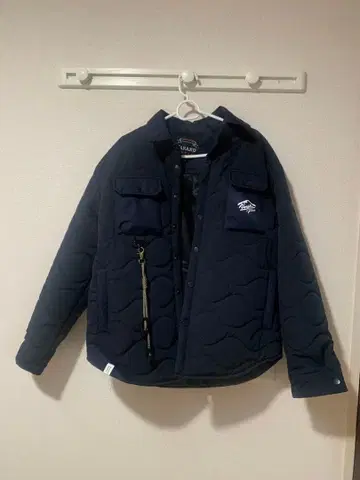 [ 연내 발송 ] karaku 네이비 퀼팅 자켓 M