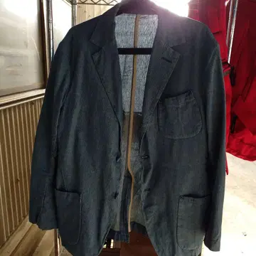 YAMANE 다크 블루 테일러드 자켓